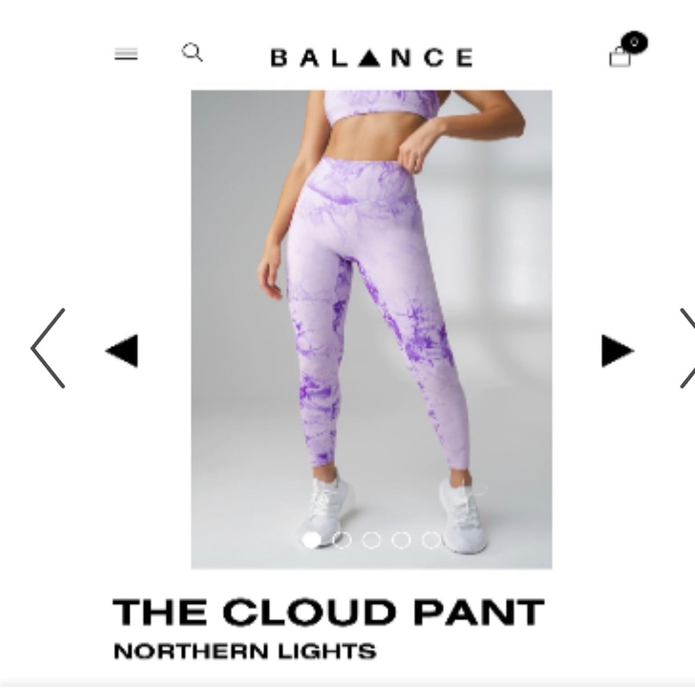 Balance Athletics - Northern Lights Cloud Pants Size XS